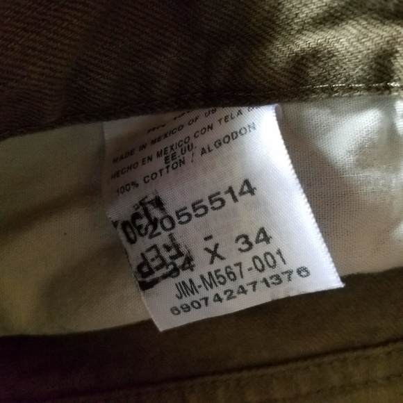 Lee Relaxed Fit Mens Jeans Color Light Brown 34x34 - Picture 6 of 9